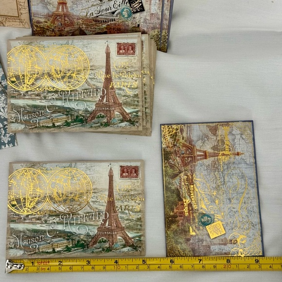 Paris French Notecards Stationery Vintage Inspired - Picture 5 of 7